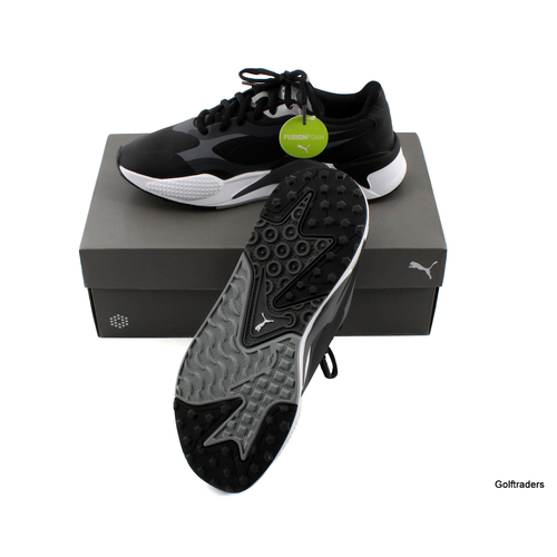 New Puma RS-G Mens Golf Shoes Black-Quietshade-Dark Shadow H4666