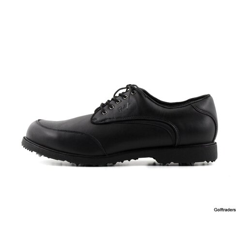 Proline Leather Black Mens Golf Shoes 13US Ex Floor Stock - No Box J3363