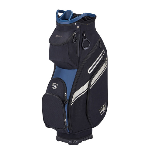 New Wilson Exo II Golf Cart Bag Black / Blue J617