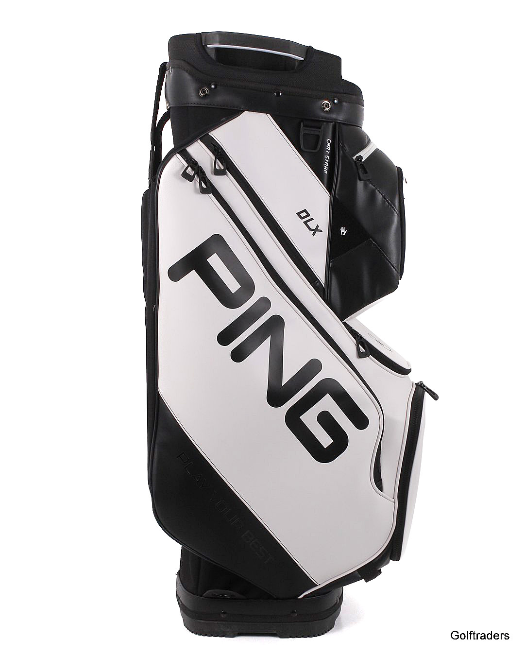 Ping 191 DLX Golf Cart Bag Black / White Like New K1727