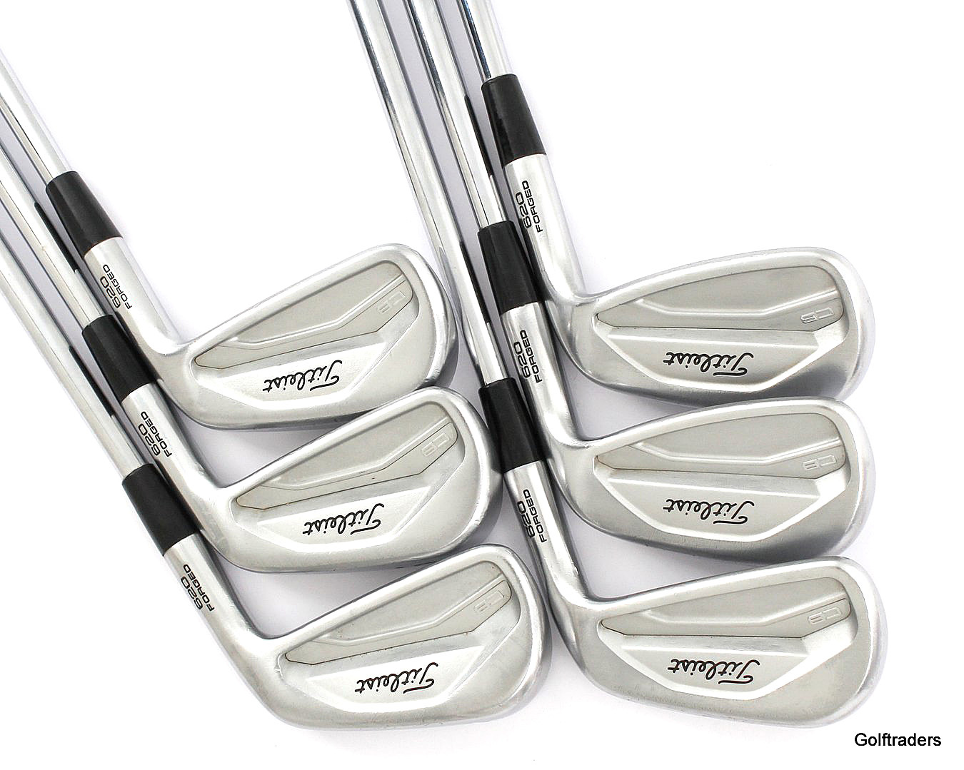 Titleist 620 CB Forged Irons 4-9 Steel Stiff Flex New Grips