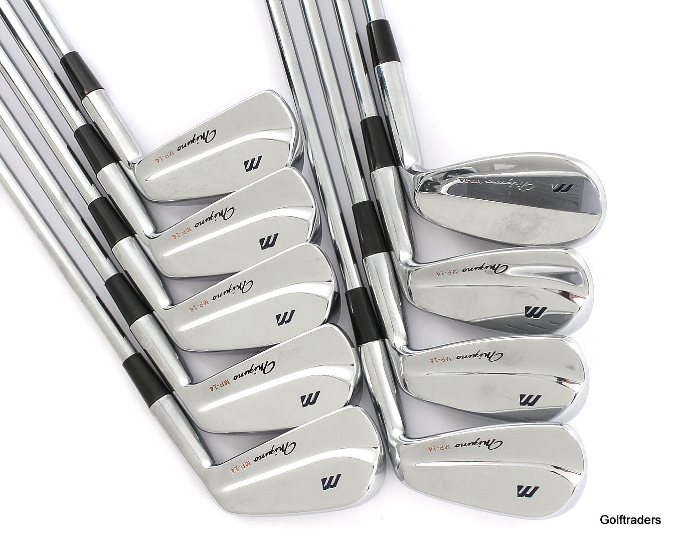 Mizuno MP 14 Forged Irons 3 PW SW Steel Regular Flex New Grips L1667