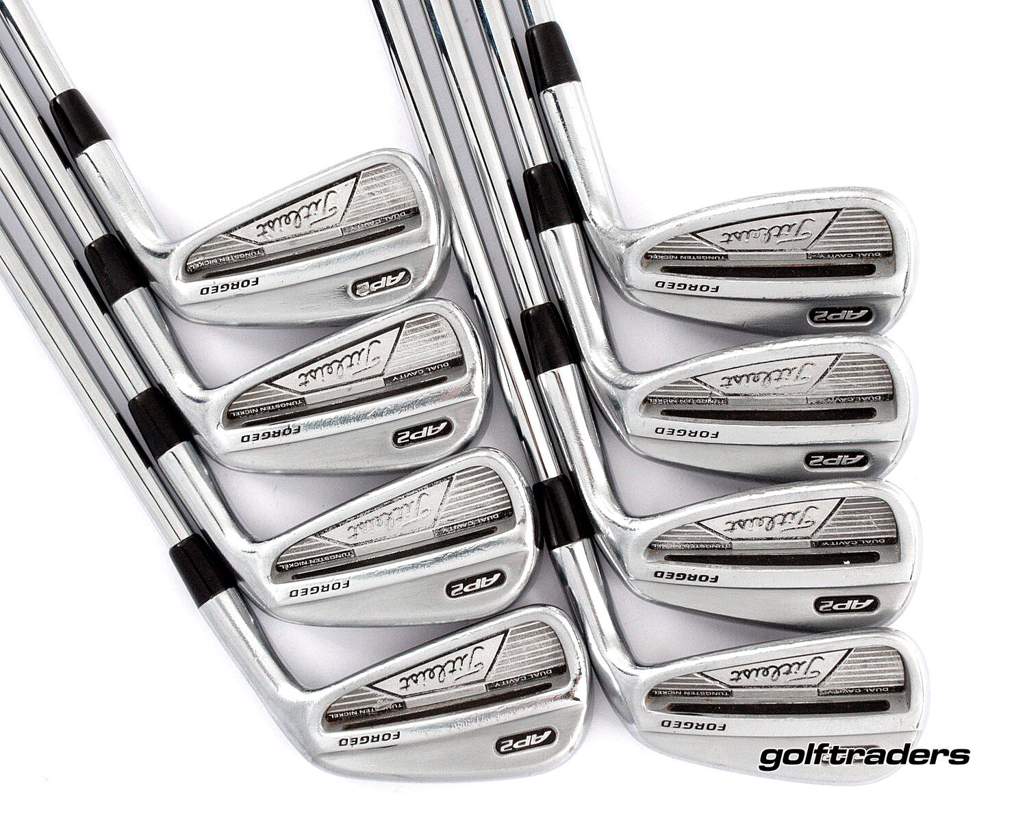 Ap2 Titleist AP2 Forged Irons 3-PW Steel Stiff Flex New Grips L4522