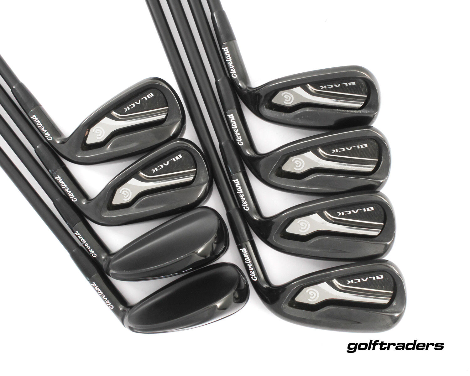 Sw Graphite Cleveland CG Black Hybrid Irons 4-PW, SW Graphite Senior Flex New Grips ...