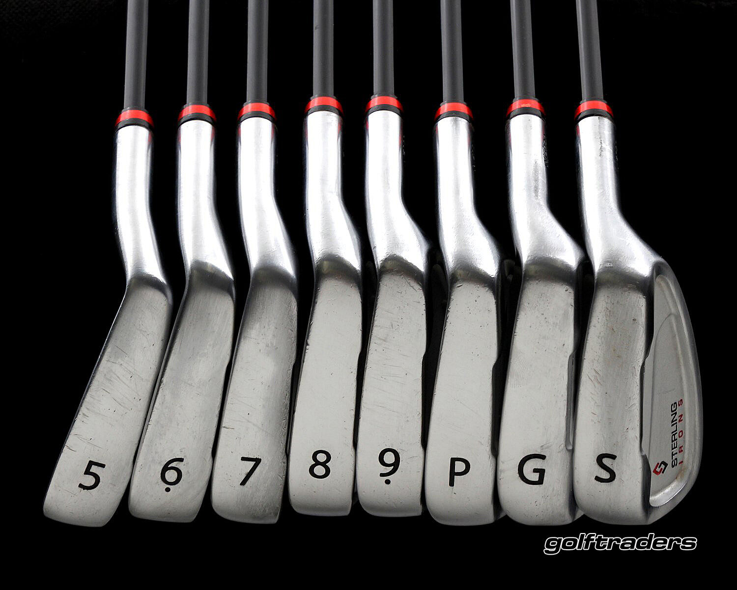 Sw Graphite Wishon Golf Sterling Hi COR One Length Irons 5-PW, GW, SW Graphite ...