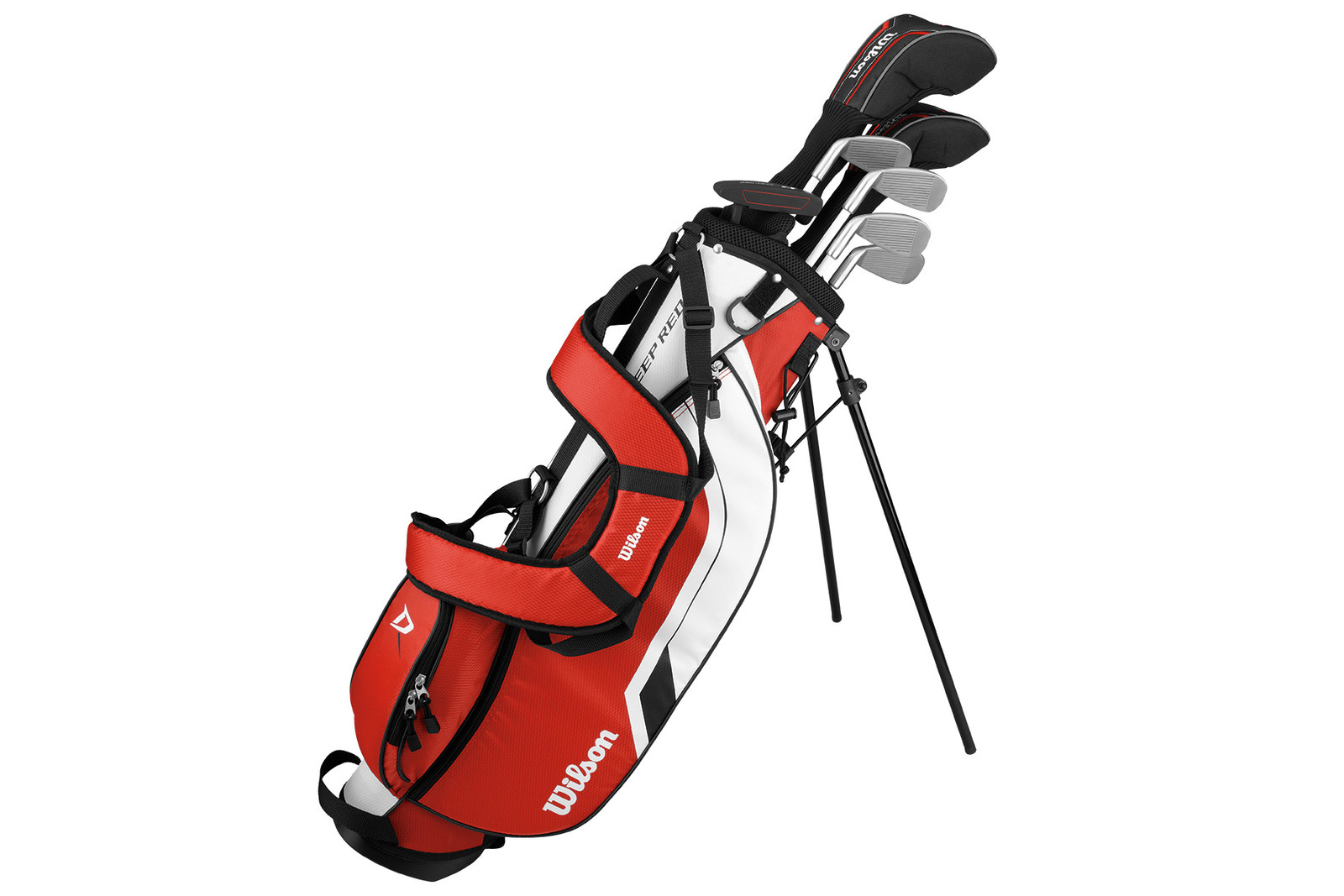 wilson deep red golf set