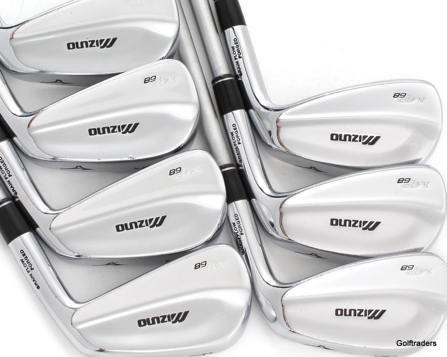 mizuno mp-68 gf forged 4-pw irons steel 