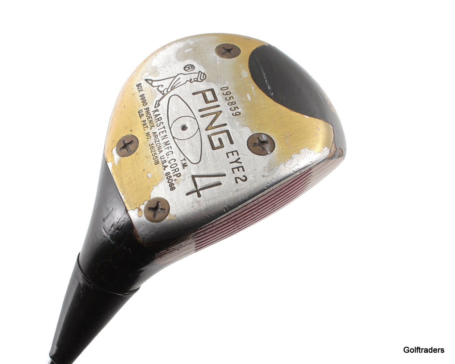 ping eye 2 vintage 4 wood steel regular flex - new grip #f218