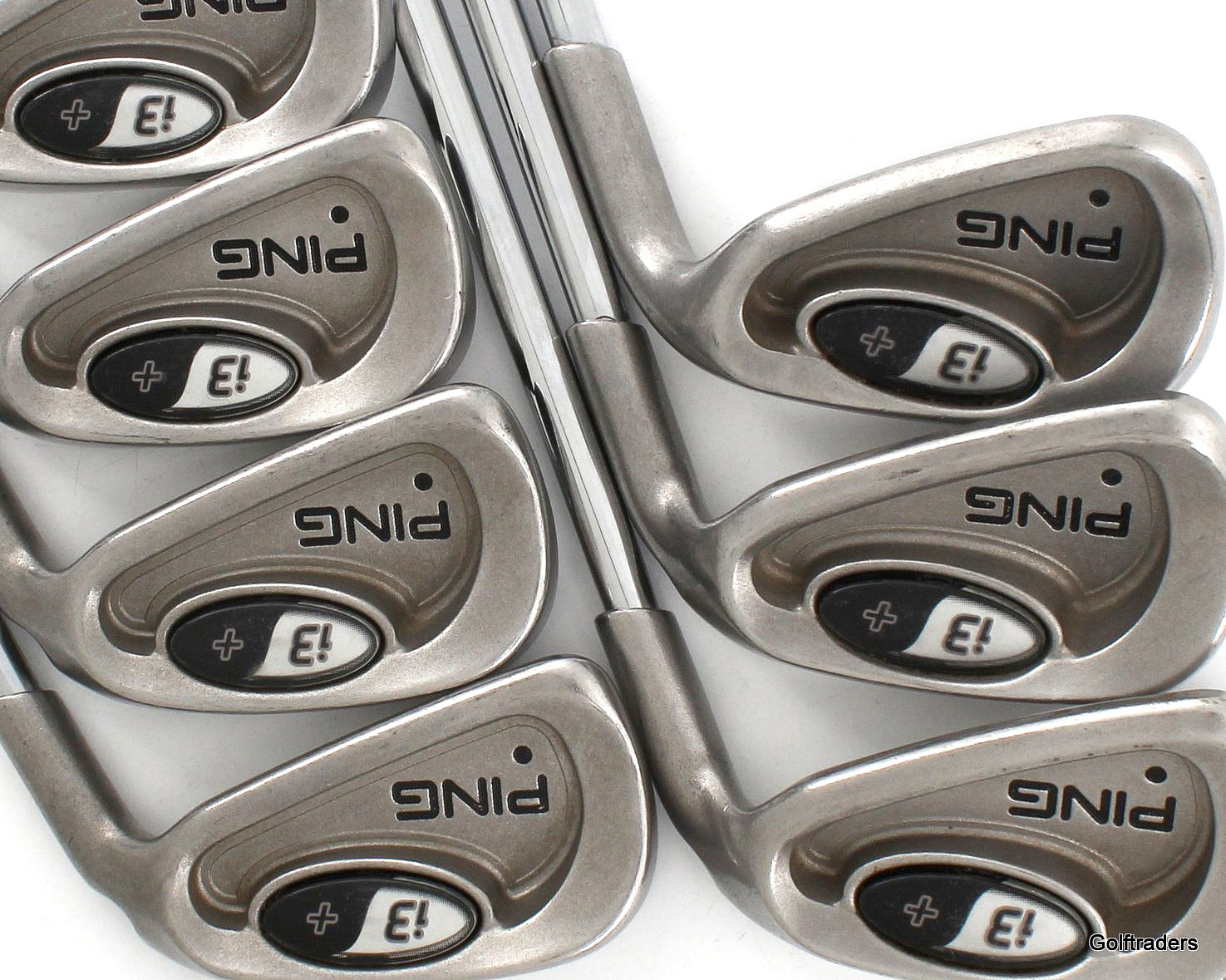 Ping i3+ Black Dot Irons 4PW Steel Regular Flex New Grips I3503