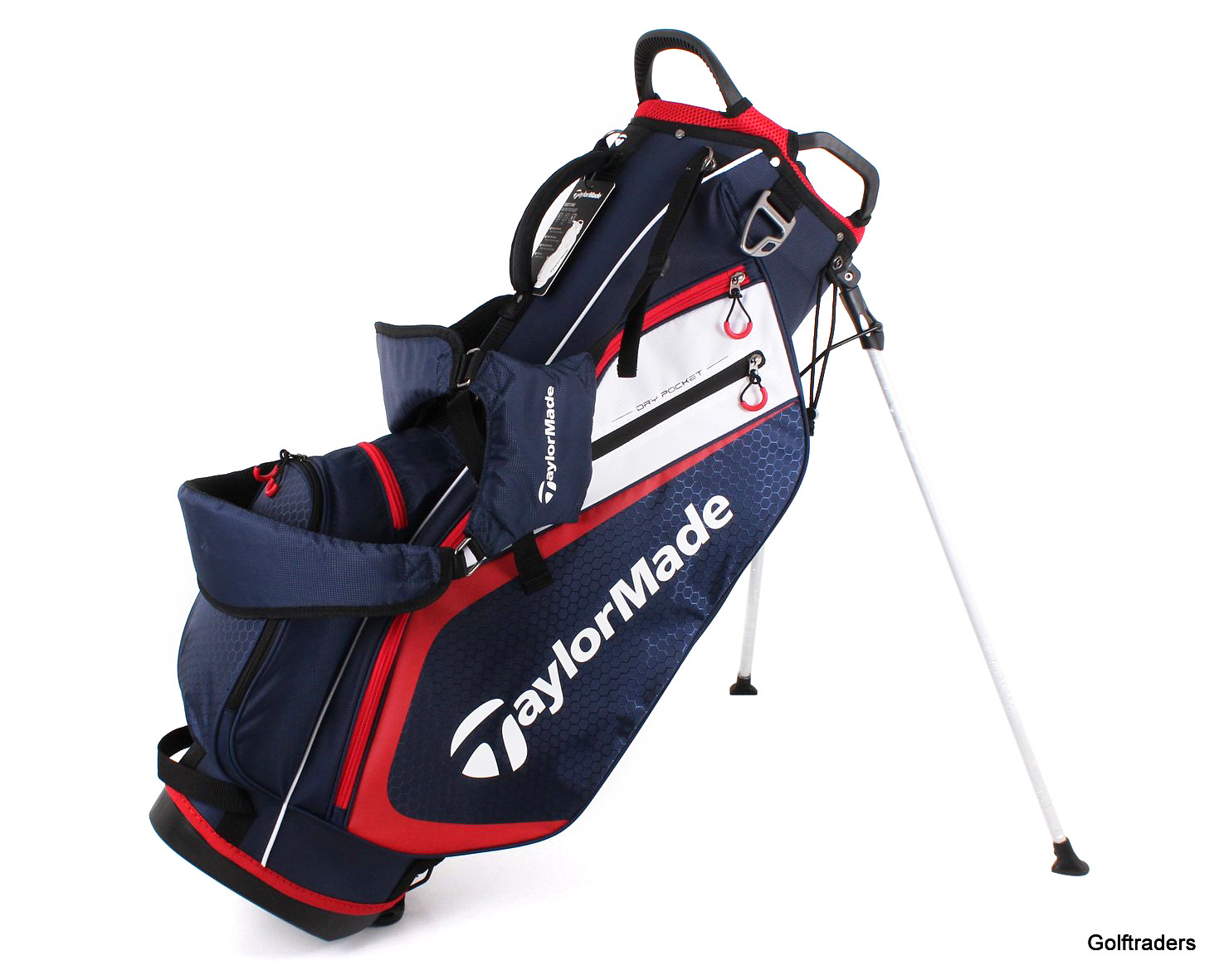 New Taylormade TM19 Select Golf Stand Bag Navy / Red / White J1007
