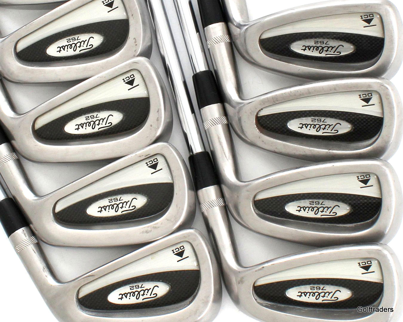 Titleist DCI 962 Irons 3PW, SW, GW Steel Stiff Flex New Grips J872