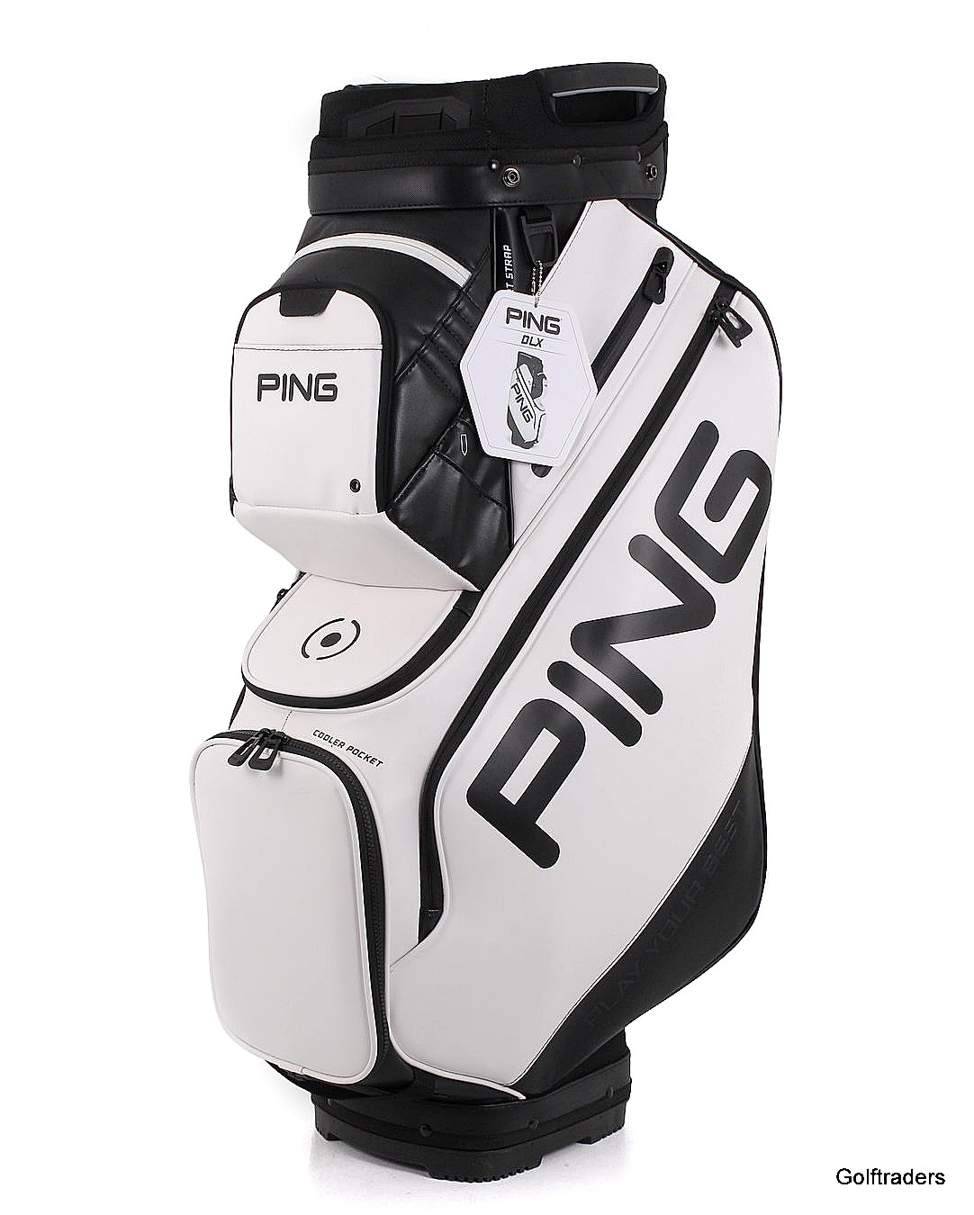 Ping 191 DLX Golf Cart Bag Black / White Like New K1727