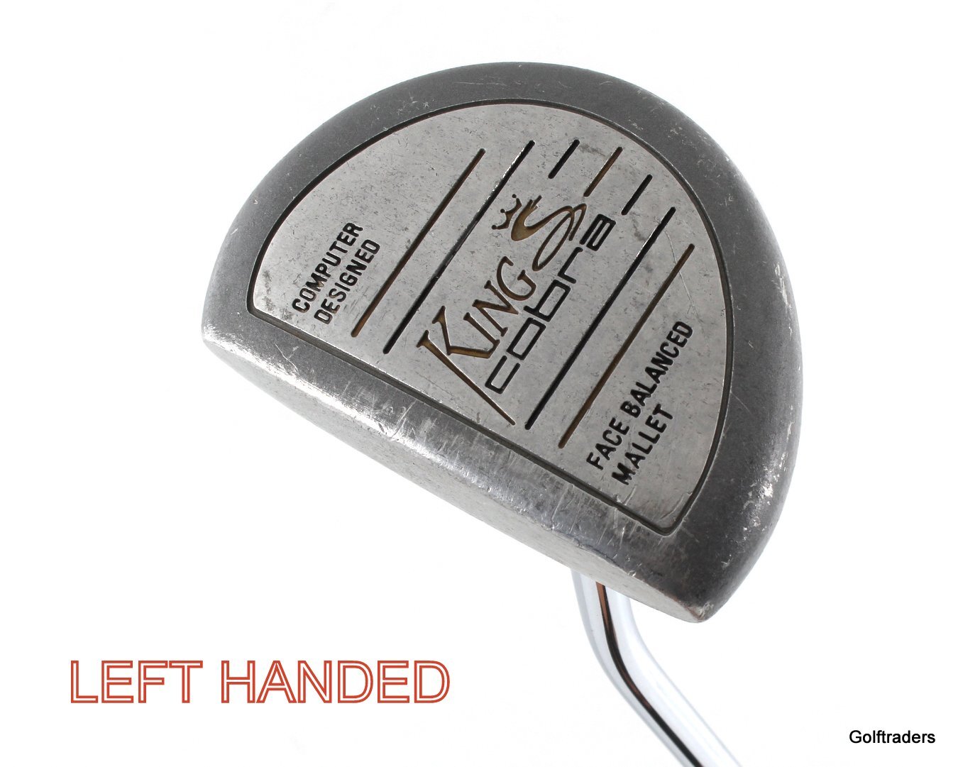 King Cobra Face Balanced Mallet Putter 35" Steel Left Handed New Grip K557