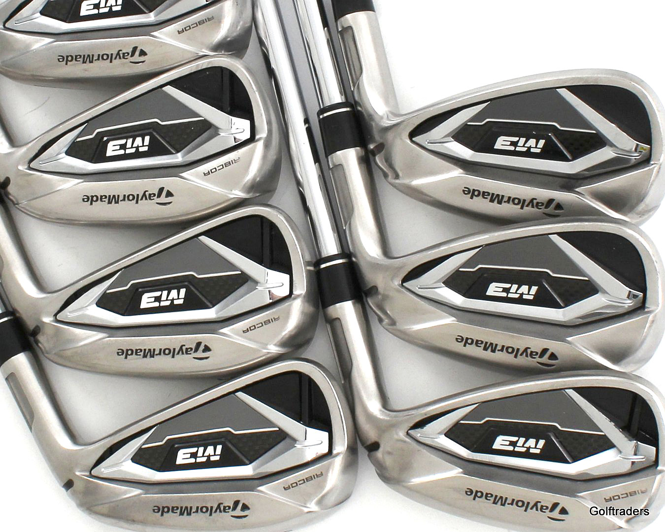 Taylormade M3 Irons 4PW Steel Stiff Flex New Grips K623