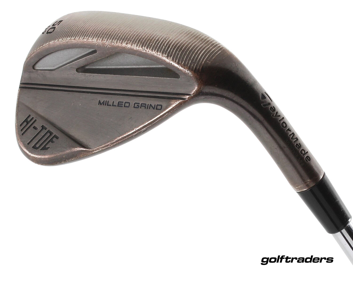 Taylormade Milled Grind Hi-Toe Copper Gap Wedge 50.09 Steel Stiff
