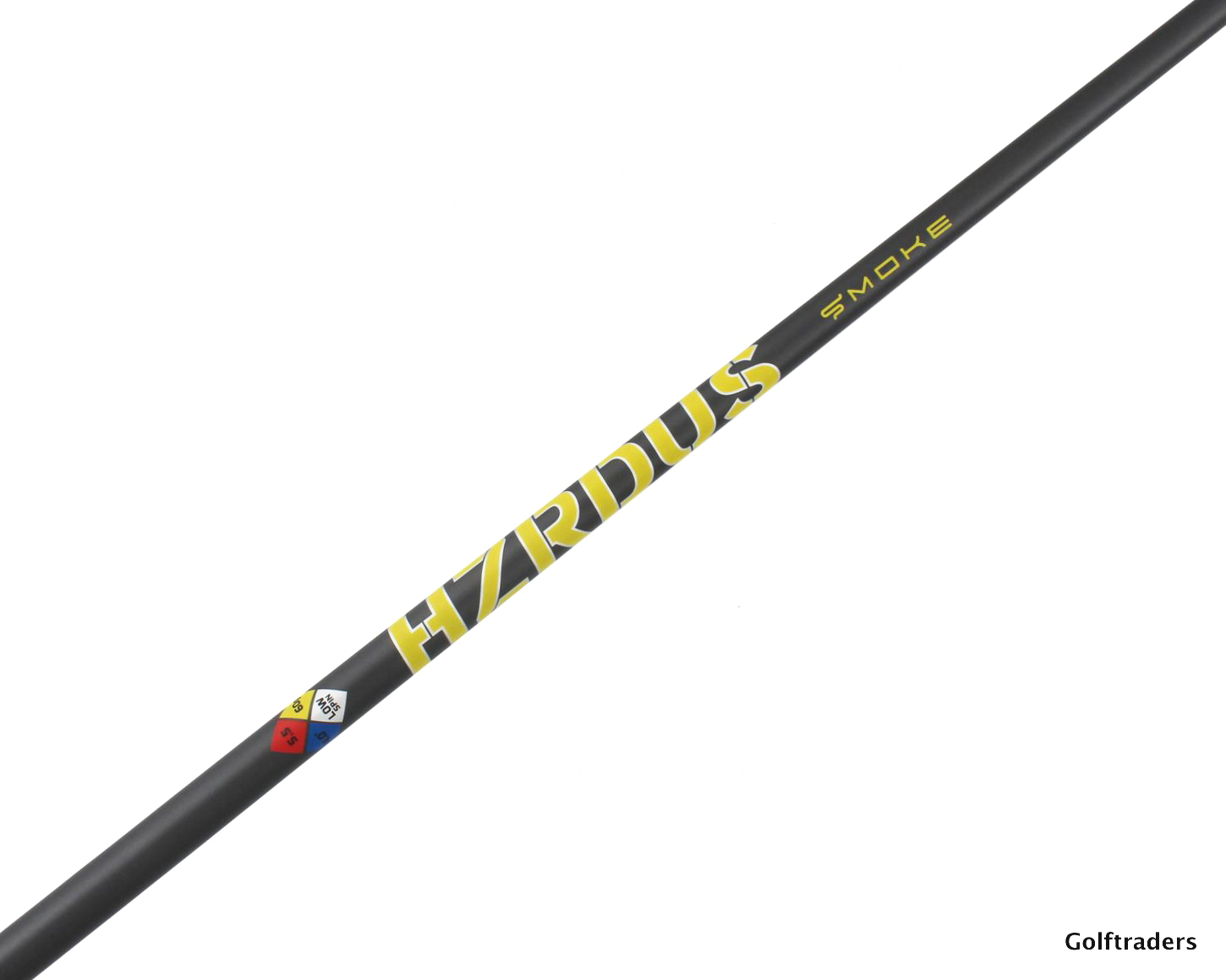 HZRDUS SMOKE YELLOW DRIVER SHAFT 64 GRAM REGULAR + ADAPTER & GRIP NEW