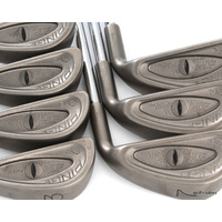 PING EYE BLACK DOT 3-9 IRONS STEEL REGULAR FLEX REFINISHED - NEW GRIPS #D5994