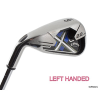 CALLAWAY X22 6 IRON STEEL SHAFT UNIFLEX - LH #D6412