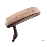 VINTAGE FRANK JOHNSTON 200 PUTTER STEEL 35" + NEW GRIP #E5269