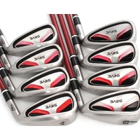 MDGOLF SEVE ICON IRONS 4-PW, SW GRAPHITE REGULAR FLEX - NEW GRIP #E6960