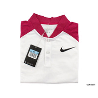 New Nike Golf Men's Dri-Fit Modern Fit Golf Shirt 833079 104 Size M H2840