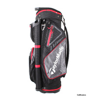 New Taylormade TM19 Select LX Cart Bag Black / Red - New #H309