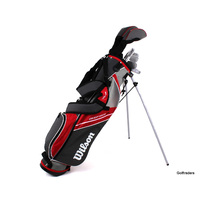 New Wilson Deep Red Junior Red Golf Package Ages 11-14 H4856