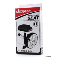 New Clicgear 3 Wheel Golf Buggy Seat-Fits 1.0, 2.0, 3.0, 3.5+, 4 Models H5562
