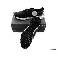 New Puma Grip Fusion 2.0 Mens Golf Shoes Black-Quiet Shade Size 8.5US H6212