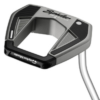 New Taylormade Spider S Platinum/White Single Bend Putter 33" Steel HC I1093