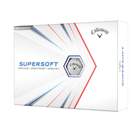 Callaway 2021 Supersoft Golf Balls - White - One Dozen I2617