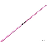 ALDILA NV 55 PINK DRIVER SHAFT 57 GRAM STIFF + ADAPTER & GRIP 44" SH4544
