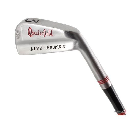 Vintage Chesterfield Live Power 3 Iron Steel Medium Flex New Grip G648