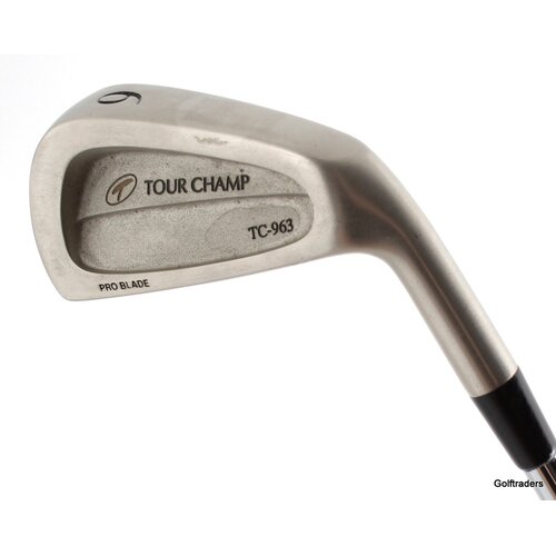 Tour Champ TC-963 Pro Blade 6 Iron Steel Stiff Flex New Grip H1263