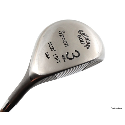 Rare Callaway Spoon 3 Fairway Wood 14.5º Graphite Stiff Flex H2342