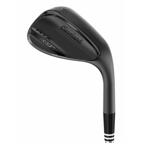 New Cleveland RTX ZipCore Black Satin Sand Wedge 56.06 Low Steel Wedge H3499