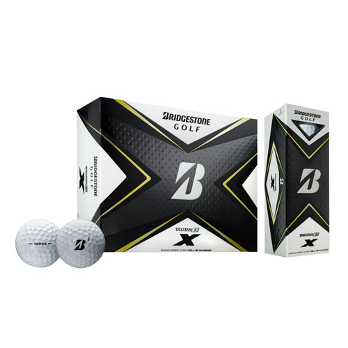 New Bridgestone 2020 Tour B X Golf Balls 1 Dozen H5511