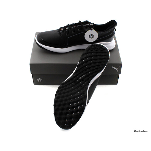 New Puma Grip Fusion 2.0 Mens Golf Shoes Black-Quiet Shade Size 8US H6211