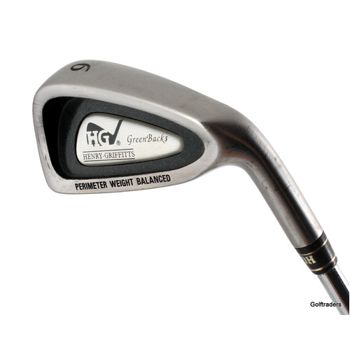 Henry Griffitts Greenbacks 6 Iron Steel Regular Flex New Grip I2473