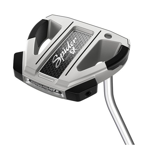 New Taylormade Spider EX Platinum / White SB Putter Steel 35" Cover I283