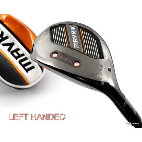 Callaway Mavrik Pro 3 Hybrid 20º Graphite Regular Flex Cover LH Like New I321