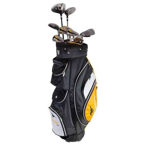 New Brosnan Mustang MK7 White Mens Golf Package Steel 1" Longer I386