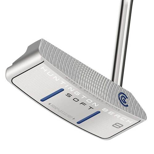 New Cleveland Huntington Beach Soft 8 SB OS Putter Steel 35" Cover I4090