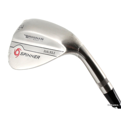 New Brosnan Spinner Dual Sole Sand Wedge 54º Steel Stiff Flex I423