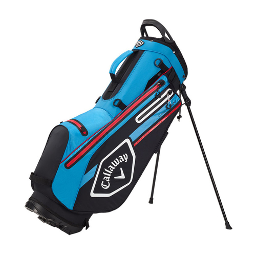 Callaway Chev Dry Golf Stand Bag - Black / Cyan / Fire J1213