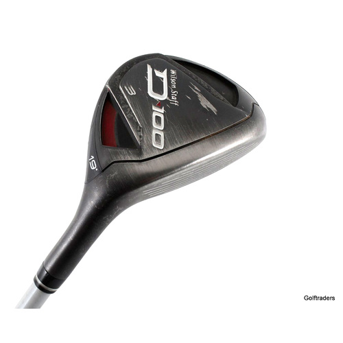 Wilson Staff D100 3 Hybrid 19º Graphite Stiff Flex New Grip J1663