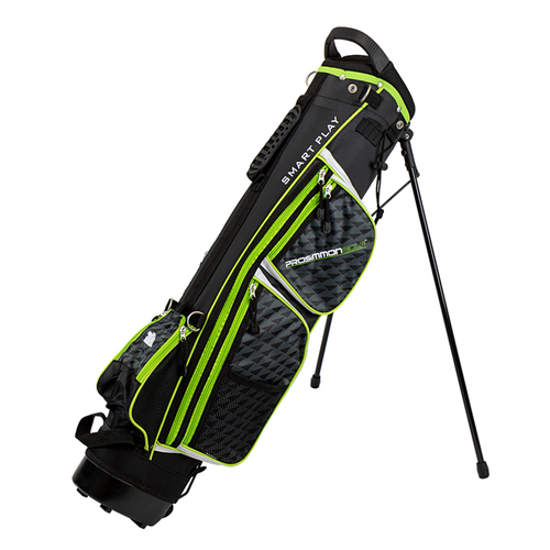 New Prosimmon Golf Smart Play Mini Stand Bag Black / Lime / White J1718