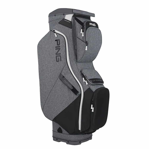 New Ping Traverse 214 Golf Cart Bag - Heather Grey / Black / White J1801