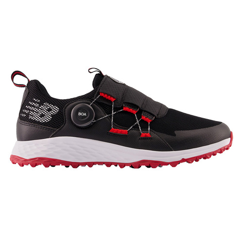 New Balance Fresh Foam Pace SL Boa Mens Golf Shoes Black / Red J1975