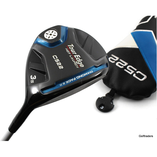 Tour Edge Hot Launch C522 3 Fairway Wood 15º Graphite Regular Cover J2126